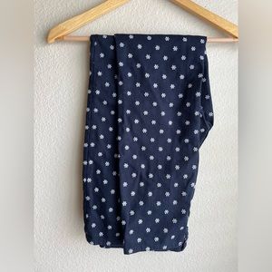 Navy Floral Women's Pants